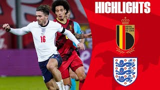 Belgium 20 England  Three Lions Fall To Belgium  UEFA Nations League  Highlights [upl. by Jemmie]