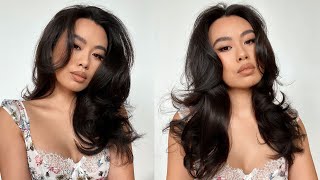 HOT ROLLERS TUTORIAL  Voluminous Bouncy Hair [upl. by Iphagenia]