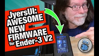 JyersUI AWESOME FIRMWARE for Ender3 V2 Easy Install New Features [upl. by Scrogan]