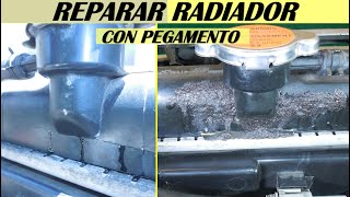 Se puede reparar un Radiador con pegamento [upl. by Hannahs719]