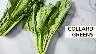 COLLARD GREENS 101  RECIPE  how to buy store  cook collards [upl. by Zsuedat695]