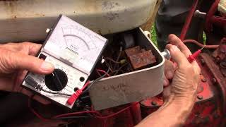 Replacing Ampmeter with Voltmeter on Tractor [upl. by Sherborn]