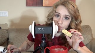 ASMR Eating Rice Krispies Treats Close Breathing  Eating Sounds [upl. by Nibla]