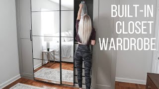 BuiltIn Closet Wardrobe  HomeWithStefani [upl. by Borman350]