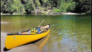 6 Day Wilderness Canoe Camping Trip on a Beautiful River [upl. by Erlin433]