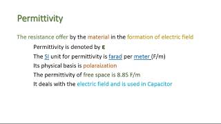 Difference between permittivity and permeability [upl. by Aylward]