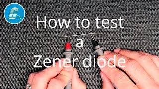 How to Test A Zener Diode [upl. by Ettelegna]