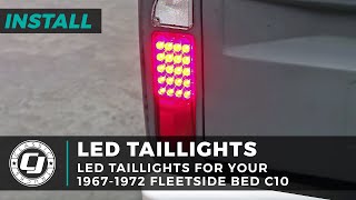 Classic Chevy LED Taillights  19671972 C10 Install [upl. by Viccora]