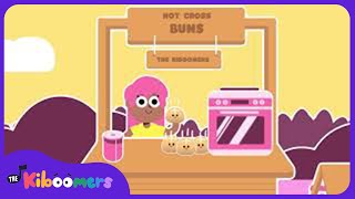 Hot Cross Buns  The Kiboomers Preschool Songs amp Nursery Rhymes for Kids [upl. by Kuehn397]