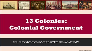 13 Colonies Colonial Governments amp English Influence [upl. by Yarw482]