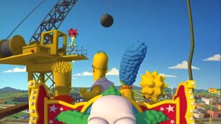 The Simpsons Ride Springfield Media Announcement and POV [upl. by Rinaldo577]