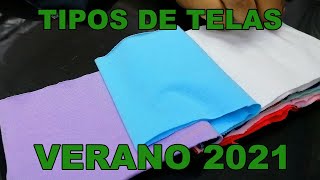 TIPOS DE TELAS EN GAMARRA  JERSEY DE ALGODÓN  VERANO 2021 [upl. by West203]