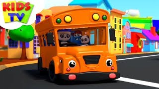 Wheels on the Bus  Baby Bao Panda Cartoons  Kindergarten Nursery Rhymes For Children  Kids TV [upl. by Andrade]