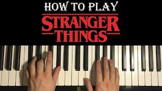 Stranger Things  Main Theme Piano Tutorial Lesson [upl. by Niloc]