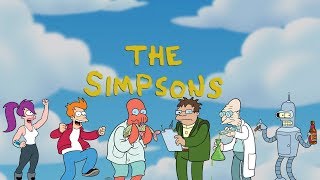 Futurama References in The Simpsons UPDATED [upl. by Leitao]