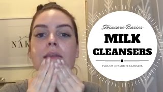 Skincare Basics Tutorial  AM Cleanse using a milk cleanser [upl. by Vikki]