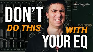 STOP RINGING OUT THE ROOM  Busting myths about live sound EQ [upl. by Adnalue]