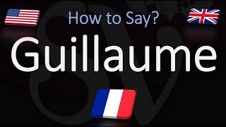 How to Pronounce Guillaume CORRECTLY French Name Meaning amp Pronunciation [upl. by Hayne667]