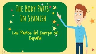 Learn The Body Parts in Spanish El Cuerpo The Body [upl. by Aicekal]