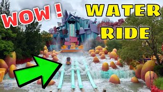 4K Dudley DoRights Ripsaw Falls POV Water Log Ride Islands of Adventure Universal Orlando [upl. by Peppie]