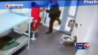 Exclusive Video shows detention deputy punching female inmate BSO review no misconduct [upl. by Karyn]