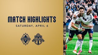 HIGHLIGHTS  Vancouver Whitecaps FC vs Toronto FC  April 6 2024 [upl. by Aesoh]