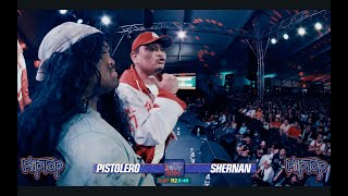 FlipTop  Shernan vs Pistolero [upl. by Skillern]