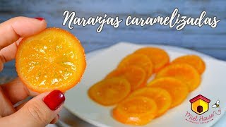 Naranjas confitadas FACILES caramelizada y escarchada [upl. by Cointon]