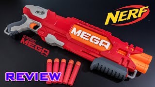 REVIEW Nerf Mega DoubleBreach Unboxing Review amp Firing Test [upl. by Eeslehc316]