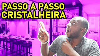 Como fazer cristaleira de vidro  Passo a passo [upl. by Nohtan327]