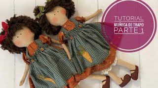 Tutorial Muñeca de Trapo Parte 12021 🧵✂️🧚‍♀️😍🧚‍♀️colordehadasmuñequeandosyramydollshouse6674 [upl. by Attirb]