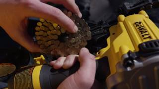 DEWALT DW45RN Pneumatic Roofing Nailer [upl. by Auqinimod]