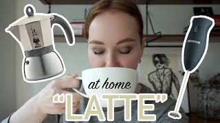 HOW TO MAKE A quotLATTEquot AT HOME moka pot  frother [upl. by Elon]