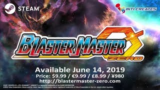 Blaster Master Zero  Official Trailer Steam [upl. by Dnalor203]