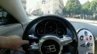 Driving Bugatti Veyron Through Paris 12M [upl. by Wenger724]