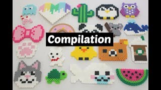 Perler Bead DIY Compilation  20 Designs [upl. by Ameline]