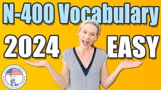 2024 N400 Vocabulary Definitions  EASY amp SIMPLE  US Citizenship Interview [upl. by Giddings]