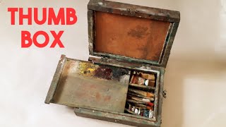 Pochade Box  Plein air Painting  Thumb Box  Homemade Pochade Box [upl. by Alliw239]