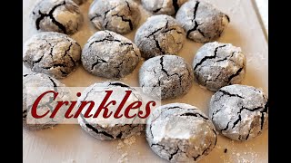 Chocolate Crinkles Made with a secret technique [upl. by Trebreh588]