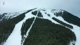 Bansko Ski Resort Bulgaria by Drone  Банско ски 4K [upl. by Ping691]