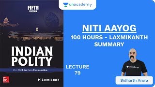 L79 Niti Aayog  100 Hours  Laxmikanth Summary  UPSC CSEIAS 2020  Sidharth Arora [upl. by Veejar]