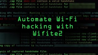 Automate WiFi Hacking with Wifite2 in Kali Linux Tutorial [upl. by Yrailih633]