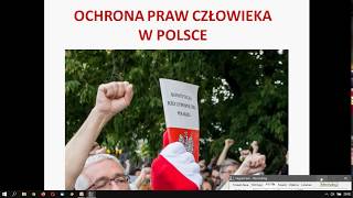 OCHRONA PRAW CZŁOWIEKA W POLSCE [upl. by Neeruan]