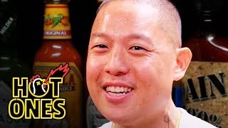 Eddie Huang Seeks Revenge Against Spicy Wings  Hot Ones [upl. by Josee]