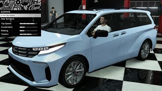 GTA 5  DLC Vehicle Customization  HSW Karin Vivanite Toyota Sienna Minivan [upl. by Airda458]