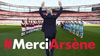 All the angles of Arsene Wengers emotional farewell speech  MerciArsene [upl. by Lal]