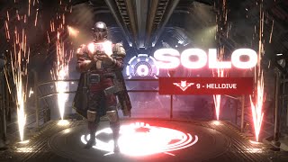 SOLO HELLDIVE MAX DIFFICULTY 9 [upl. by Maxwell637]