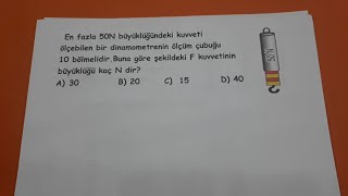 5sınıf Kuvvetin ölçülmesi dinamometreler sürtünme kuvveti okulcu fen kuvvet 5sınıf [upl. by Ellissa]