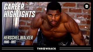 Herschel Walkers quotPHYSICAL FREAKquot Career Highlights  NFL Legends [upl. by Eeluj]