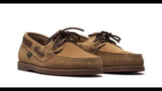 Paraboot BARTHMARINE VELOURS FAUVE 780525 [upl. by Aileno]